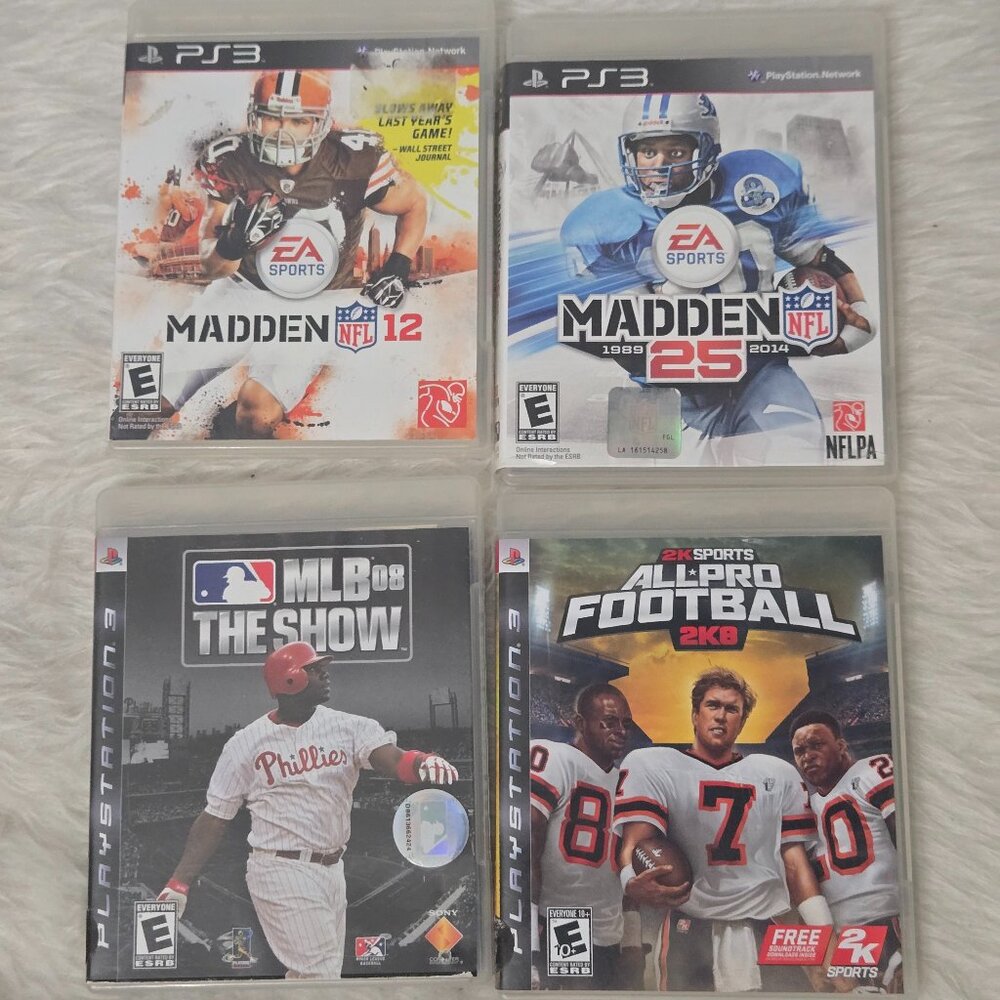 Playstation 3 Sports Video Games PLUS Guitar Hero World Tour